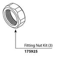 MOEN 175925 Commercial Parts & Accessories Fitting Nut Kit (Package Of 3)