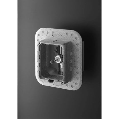 GROHE 37153000 Rondo Wall Carrier Toilet Flush Valve - Chrome