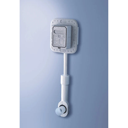 GROHE 37153000 Rondo Wall Carrier Toilet Flush Valve - Chrome