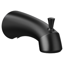 MOEN 179791BL Glyde Diverter Tub Spout - Matte Black
