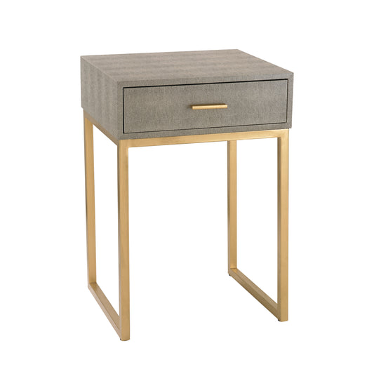 ELK STUDIO 180-010 Shagreen Accent Table - Gray