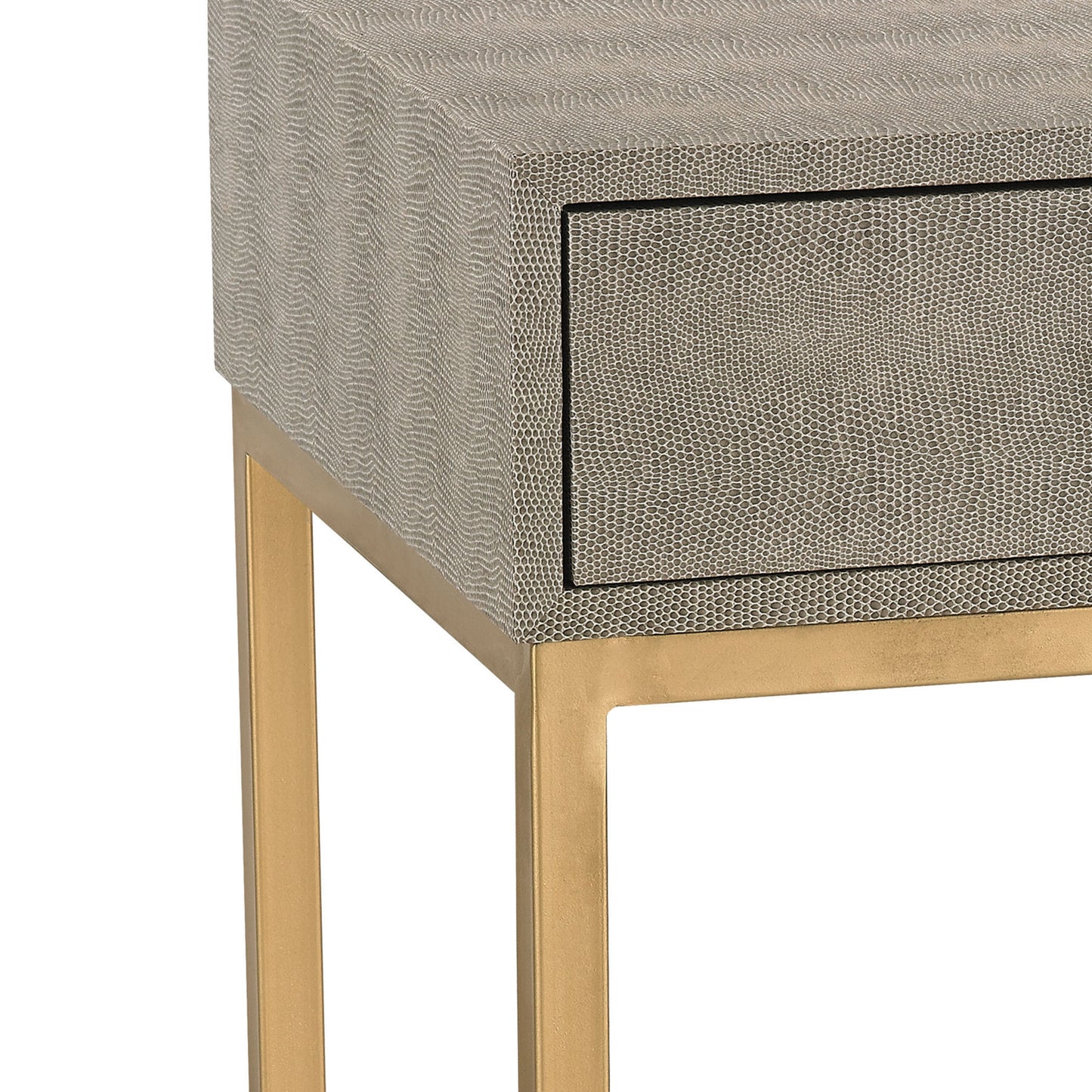 ELK STUDIO 180-010 Shagreen Accent Table - Gray