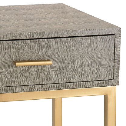 ELK STUDIO 180-010 Shagreen Accent Table - Gray