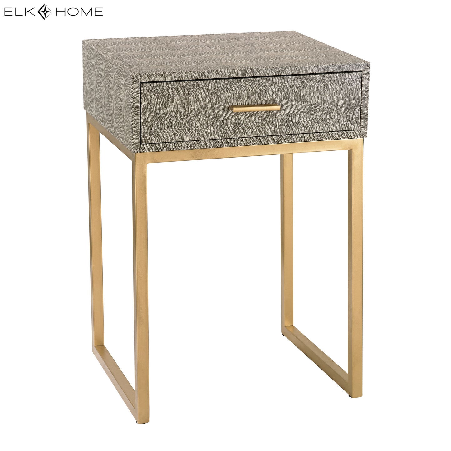 ELK STUDIO 180-010 Shagreen Accent Table - Gray