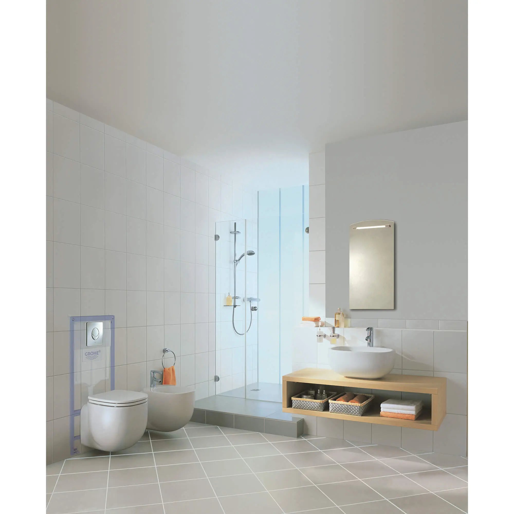 GROHE 38505000 Skate Wall Plate - Chrome