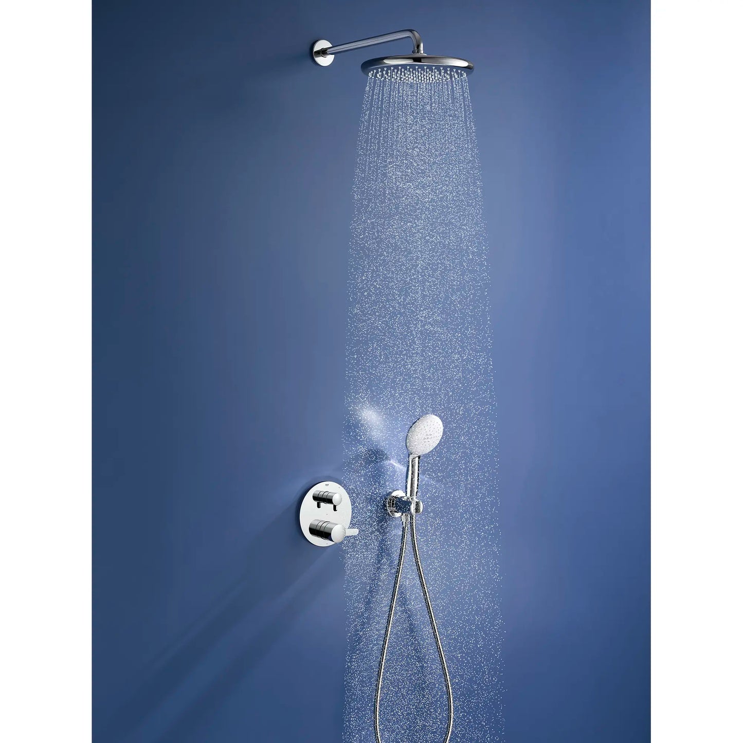GROHE 26715000 Tempesta 250 Rain Shower Head, 9 7⁄8" - 1 Spray, 1.75 GPM - Chrome