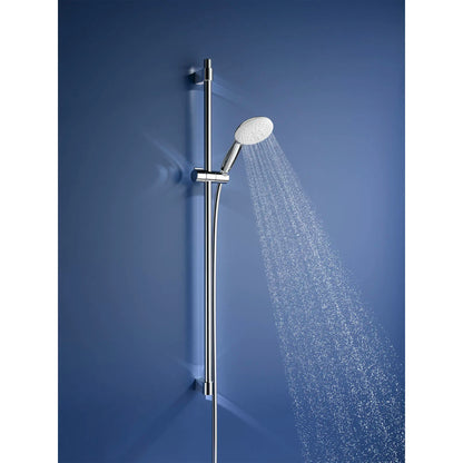 GROHE Tempesta Round 110 24" Shower Rail Set, 3-Spray, 1.75 GPM - Chrome, 26761002