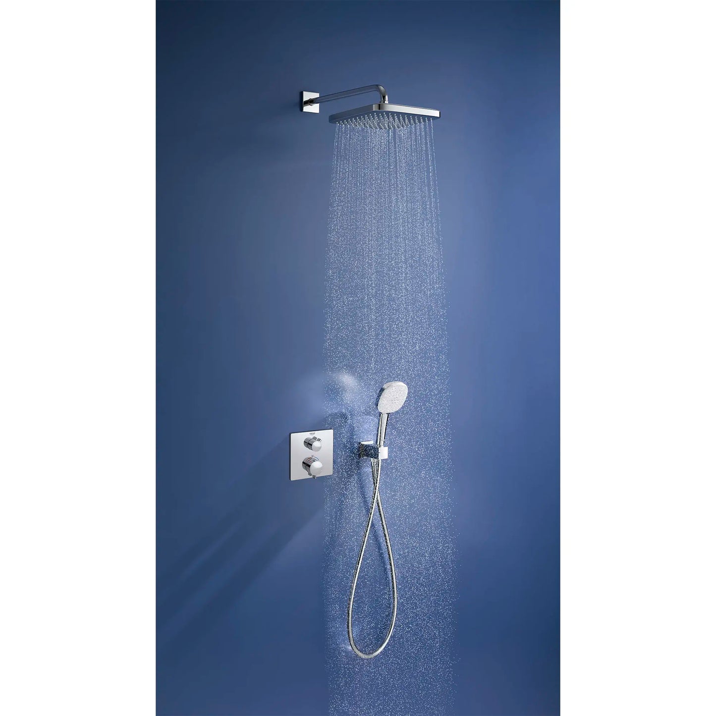 GROHE 26718000 Tempesta 250 Rain Showerhead, 9 7⁄8" - 1 Spray, 1.75 GPM - Chrome