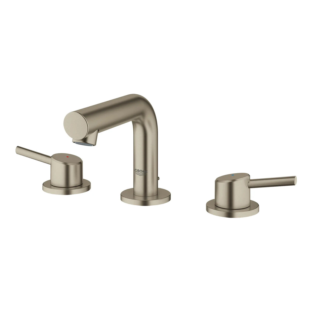 GROHE 20572EN1 Concetto 8-inch Widespread 2-Handle S-Size Bathroom Faucet, 1.2 GPM - Brushed Nickel