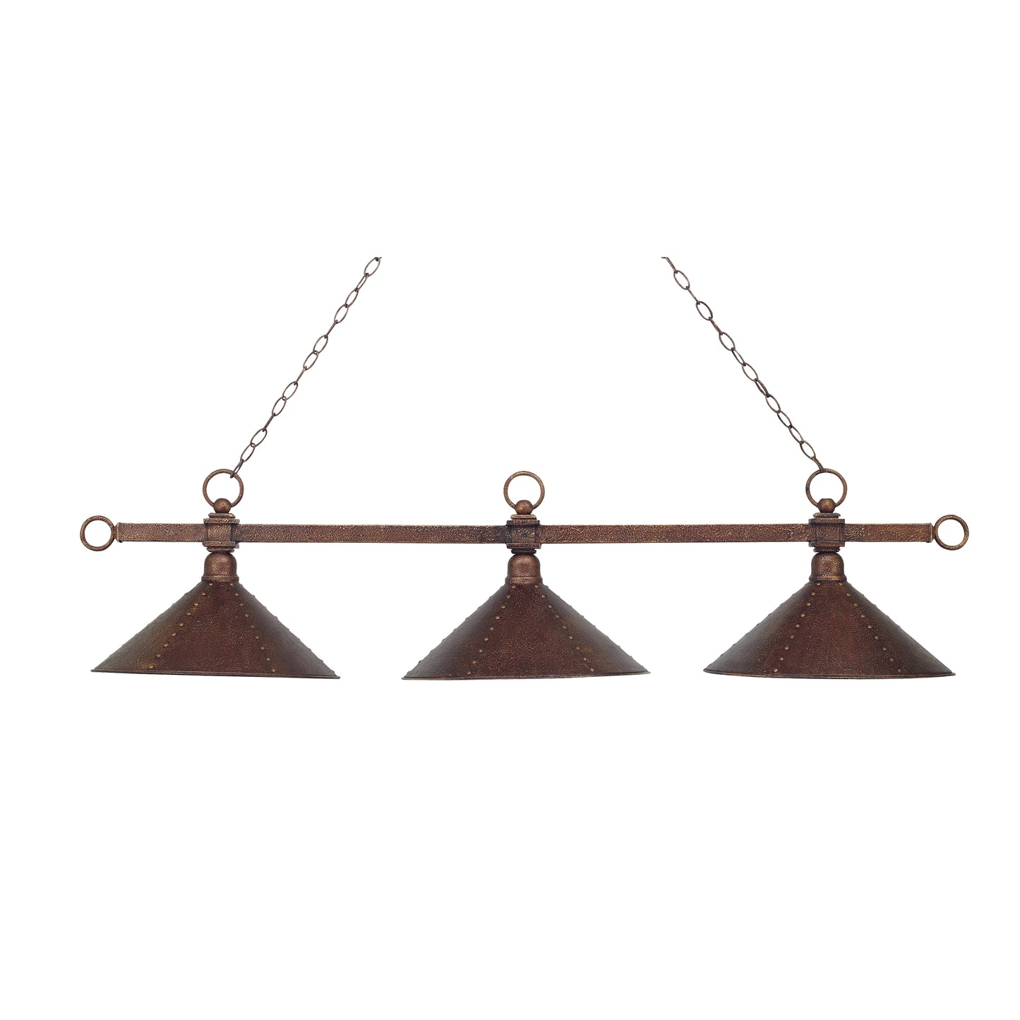 ELK SHOWROOM 182-AC-M2 Designer Classics 58'' Wide 3-Light Linear Chandelier - Antique Copper