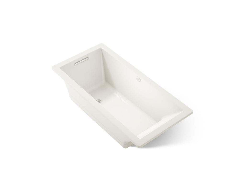 KOHLER K-1822-GH-96 Underscore 66" X 32" Drop-In Heated Bubblemassage Air Bath - Biscuit