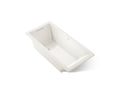KOHLER K-1822-GHW-96 Underscore 66" X 32" Drop-In Heated Bubblemassage Air Bath With Bask Heated Surface - Biscuit