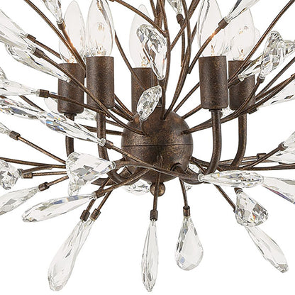 ELK SHOWROOM 18257/5 Crislett 25'' Wide 5-Light Chandelier - Sunglow Bronze