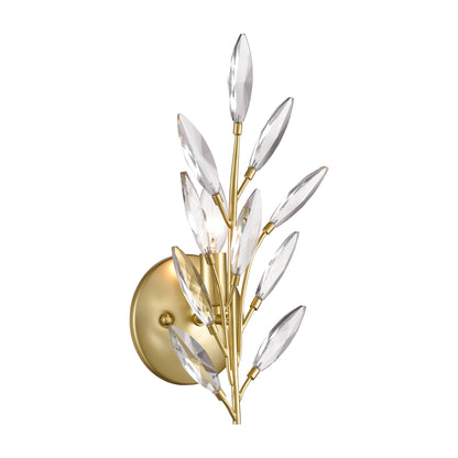 ELK SHOWROOM 18301/1 Flora Grace 14'' High 1-Light Sconce - Champagne Gold