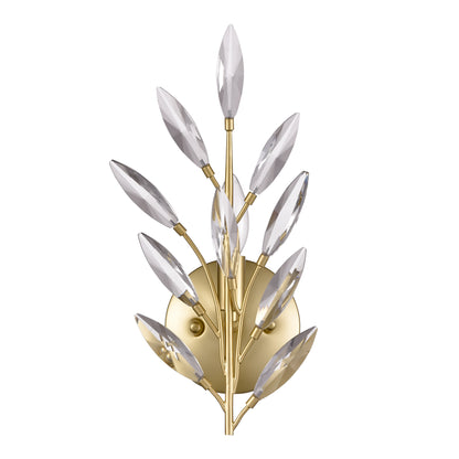 ELK SHOWROOM 18301/1 Flora Grace 14'' High 1-Light Sconce - Champagne Gold