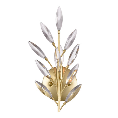 ELK SHOWROOM 18301/1 Flora Grace 14'' High 1-Light Sconce - Champagne Gold