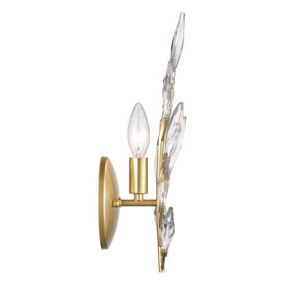 ELK SHOWROOM 18301/1 Flora Grace 14'' High 1-Light Sconce - Champagne Gold