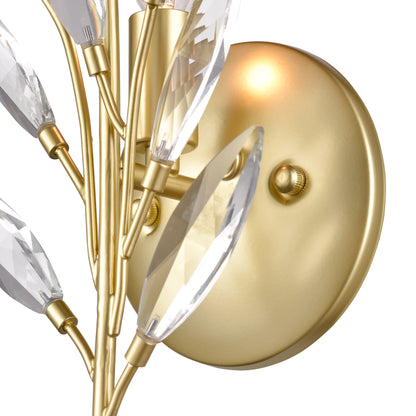 ELK SHOWROOM 18301/1 Flora Grace 14'' High 1-Light Sconce - Champagne Gold