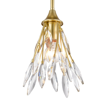 ELK SHOWROOM 18304/1 Flora Grace 7'' Wide 1-Light Mini Pendant - Champagne Gold