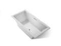 KOHLER K-1834-W1-95 Underscore 72" X 36" Drop-In Bath With Bask Heated Surface - Ice Grey