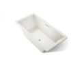 KOHLER K-1834-W1-96 Underscore 72" X 36" Drop-In Bath With Bask Heated Surface - Biscuit