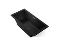 KOHLER K-1835-GH-7 Underscore 72" X 36" Drop-In Heated Bubblemassage Air Bath - Black Black
