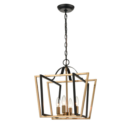 ELK SHOWROOM 18355/4 Bridgette 16'' Wide 4-Light Pendant - Matte Black