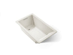 KOHLER K-1848-96 Underscore 60" X 36" Drop-In Bath - Biscuit