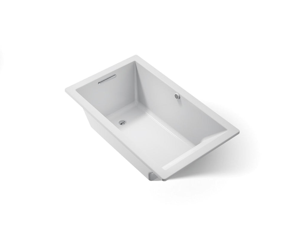 KOHLER K-1848-W1-95 Underscore 60" X 36" Drop-In Bath With Bask Heated Surface - Ice Grey