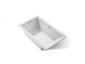 KOHLER K-1848-W1-95 Underscore 60" X 36" Drop-In Bath With Bask Heated Surface - Ice Grey