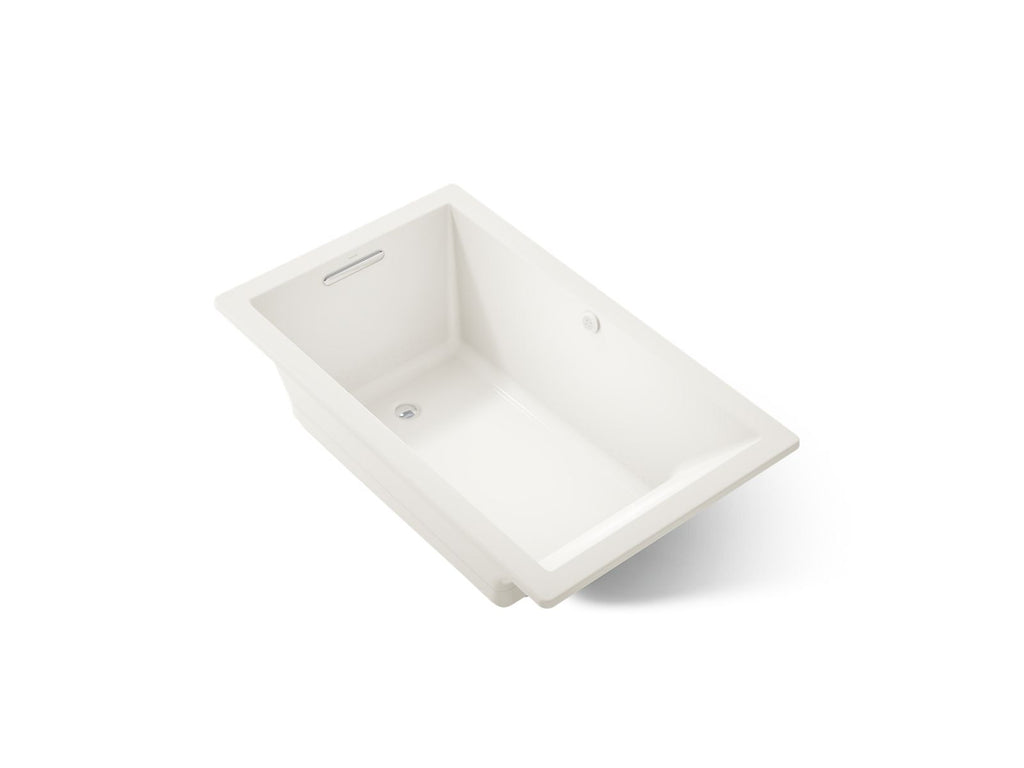 KOHLER K-1849-GH-96 Underscore 60" X 36" Drop-In Heated Bubblemassage Air Bath - Biscuit
