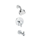 GROHE 1024980000 Concetto Pressure Balance Valve Tub/Shower Trim Kit - Chrome