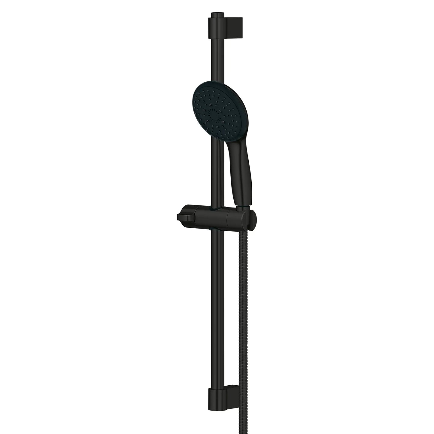 GROHE 267612432 Tempesta Round 110 24" Shower Rail Set, 3-Spray, 1.75 GPM - Matte Black
