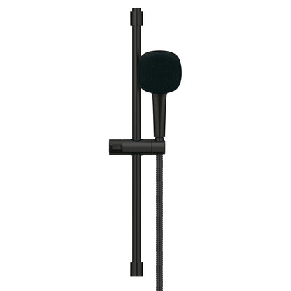 GROHE 267832432 Tempesta Square 110 24" Shower Rail Set, 2-Spray, 1.5 GPM - Matte Black
