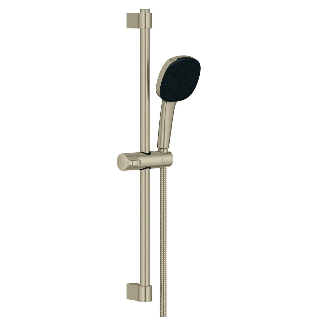 GROHE 26906EN2 Tempesta Square 110 24" Shower Rail Set, 3-Spray, 1.75 GPM - Brushed Nickel