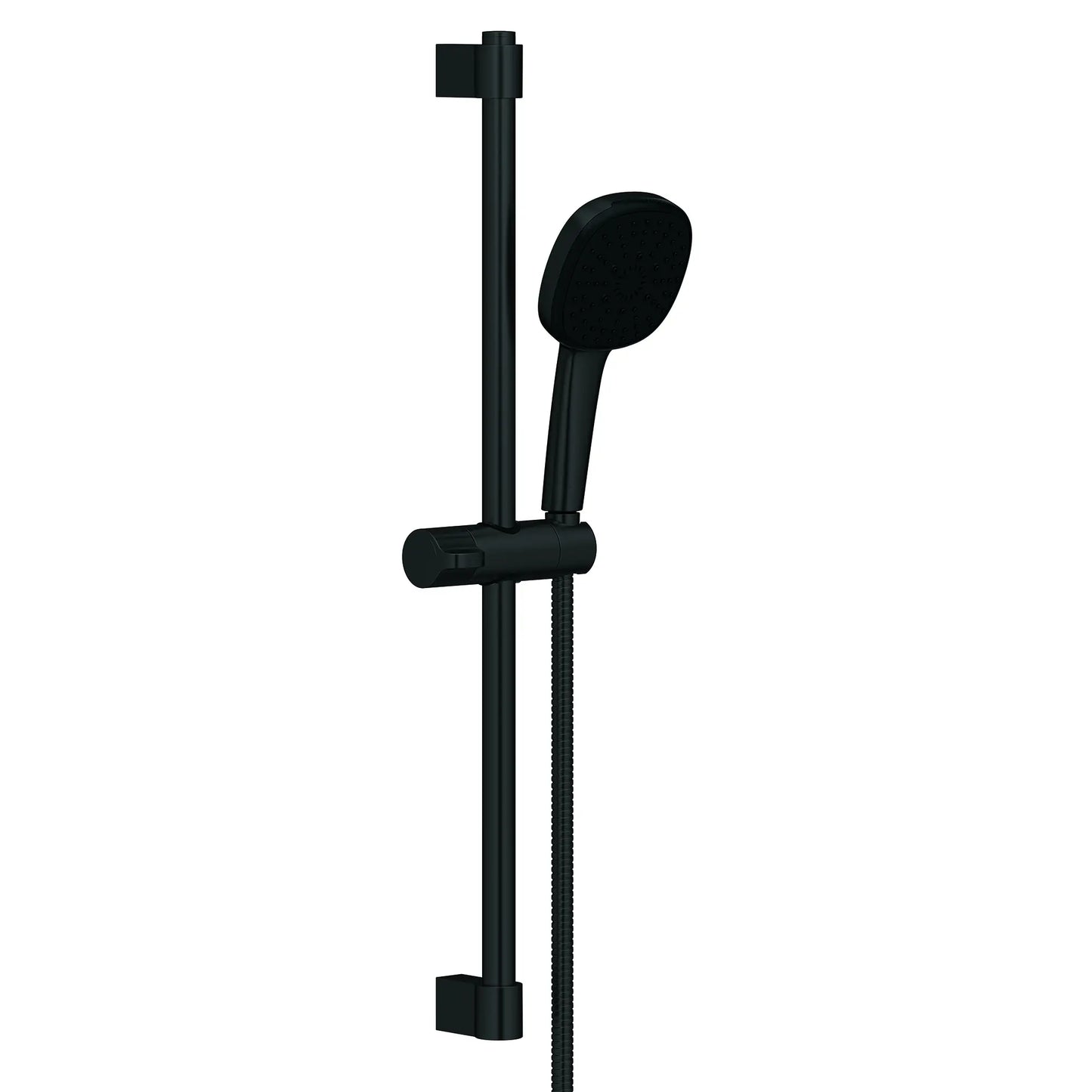GROHE 269062432 Tempesta Square 110 24" Shower Rail Set, 3-Spray, 1.75 Gpm  -  Matte Black