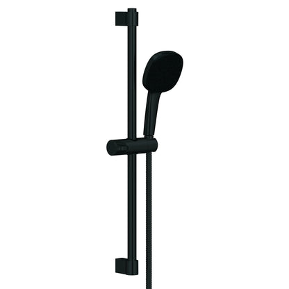GROHE 269062432 Tempesta Square 110 24" Shower Rail Set, 3-Spray, 1.75 Gpm  -  Matte Black