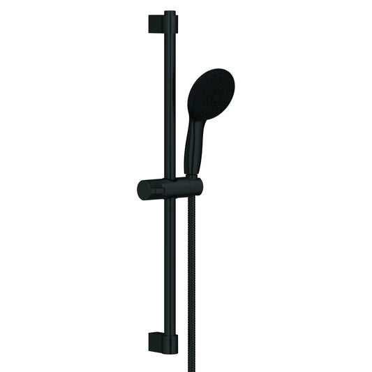 GROHE 267612432 Tempesta Round 110 24" Shower Rail Set, 3-Spray, 1.75 Gpm  -  Matte Black