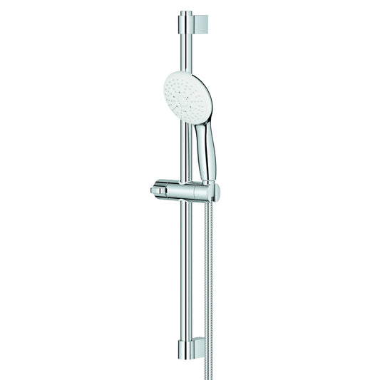 GROHE 26761002 Tempesta Round 110 24" Shower Rail Set, 3-Spray, 1.75 GPM - Chrome