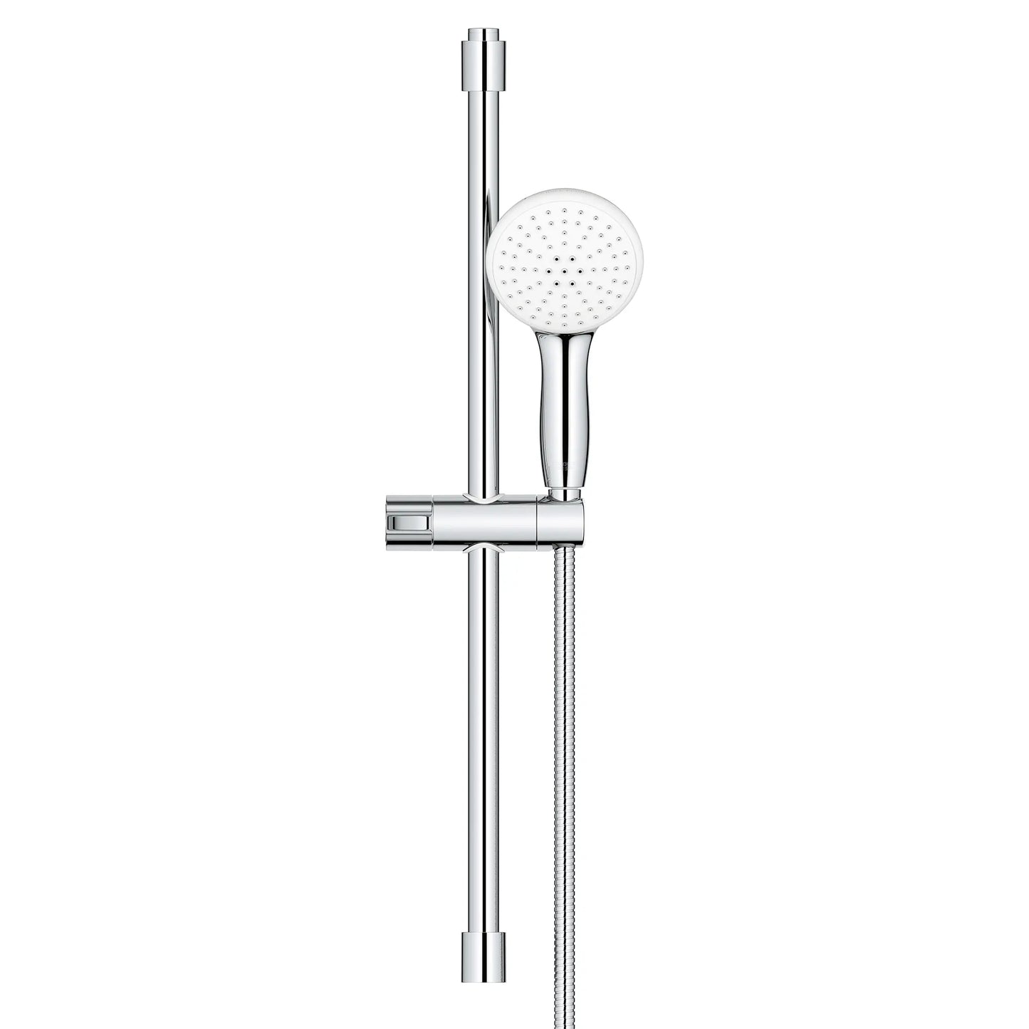 GROHE 26077002 Tempesta Round 110 24" Shower Rail Set, 2-Spray, 1.5 Gpm  -  Chrome