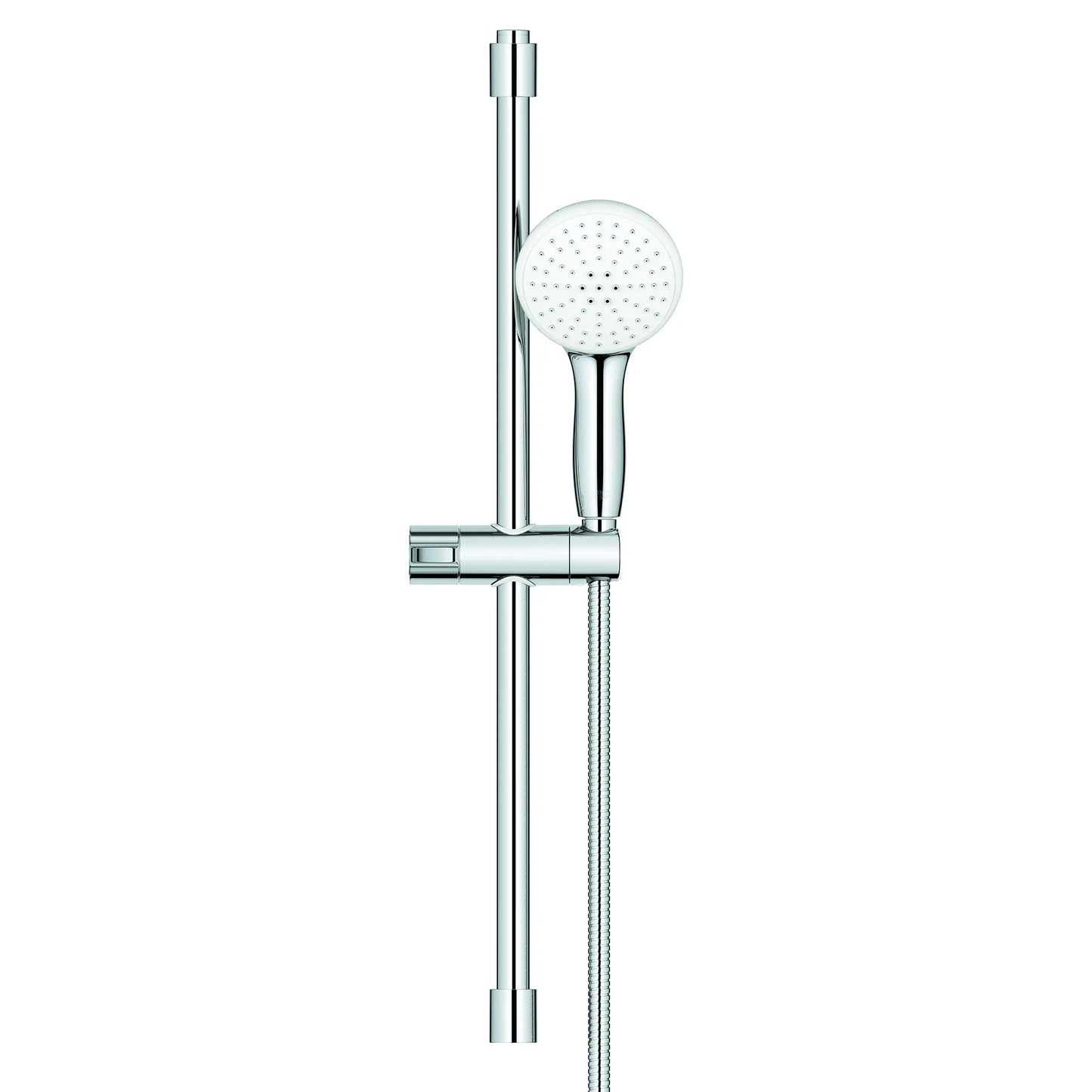 GROHE 26077002 Tempesta Round 110 24" Shower Rail Set, 2-Spray, 1.5 Gpm  -  Chrome