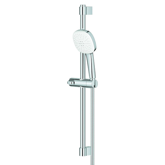 GROHE 26783002 Tempesta Square 110 24" Shower Rail Set, 2-Spray, 1.5 GPM - Chrome