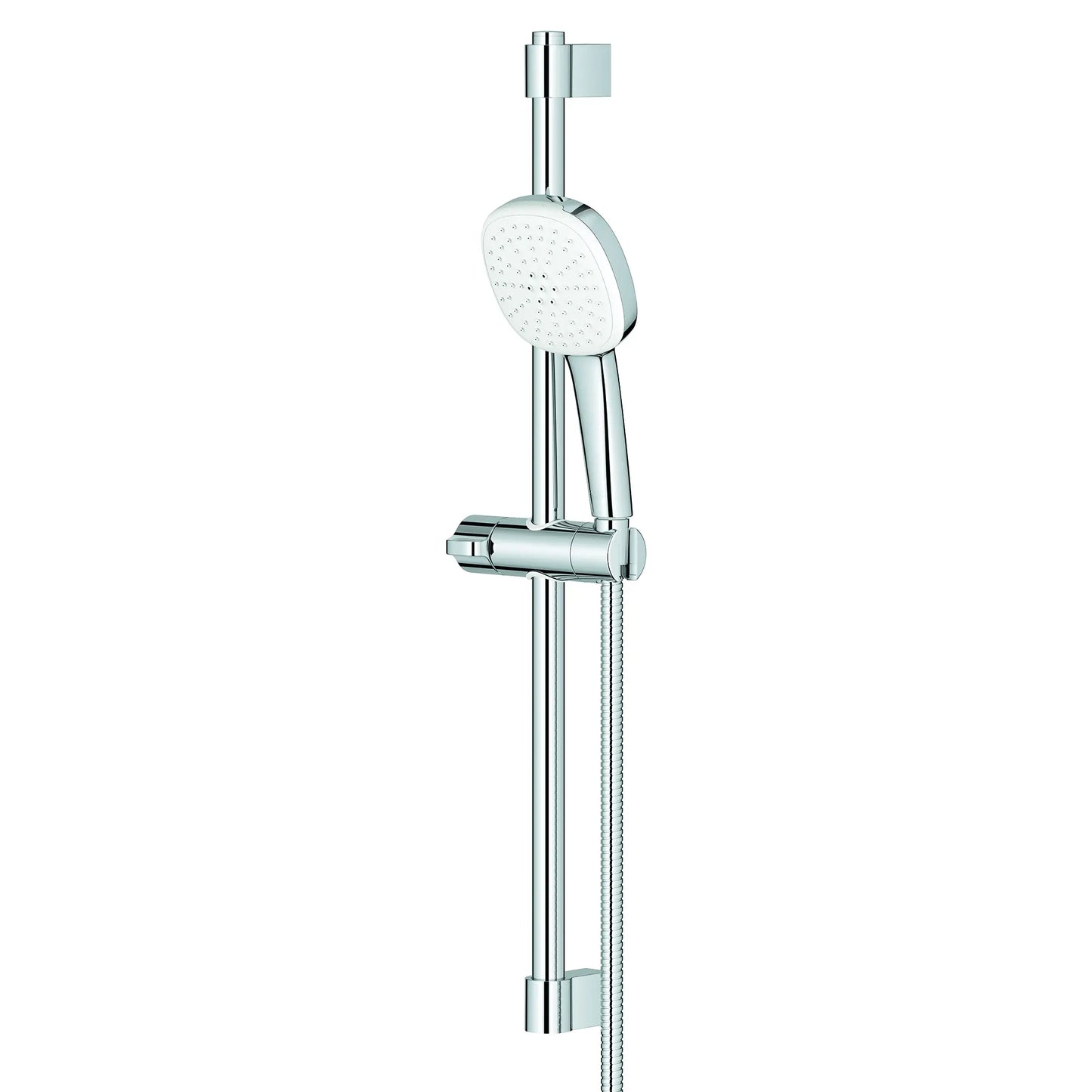 GROHE 26783002 Tempesta Square 110 24" Shower Rail Set, 2-Spray, 1.5 Gpm  -  Chrome