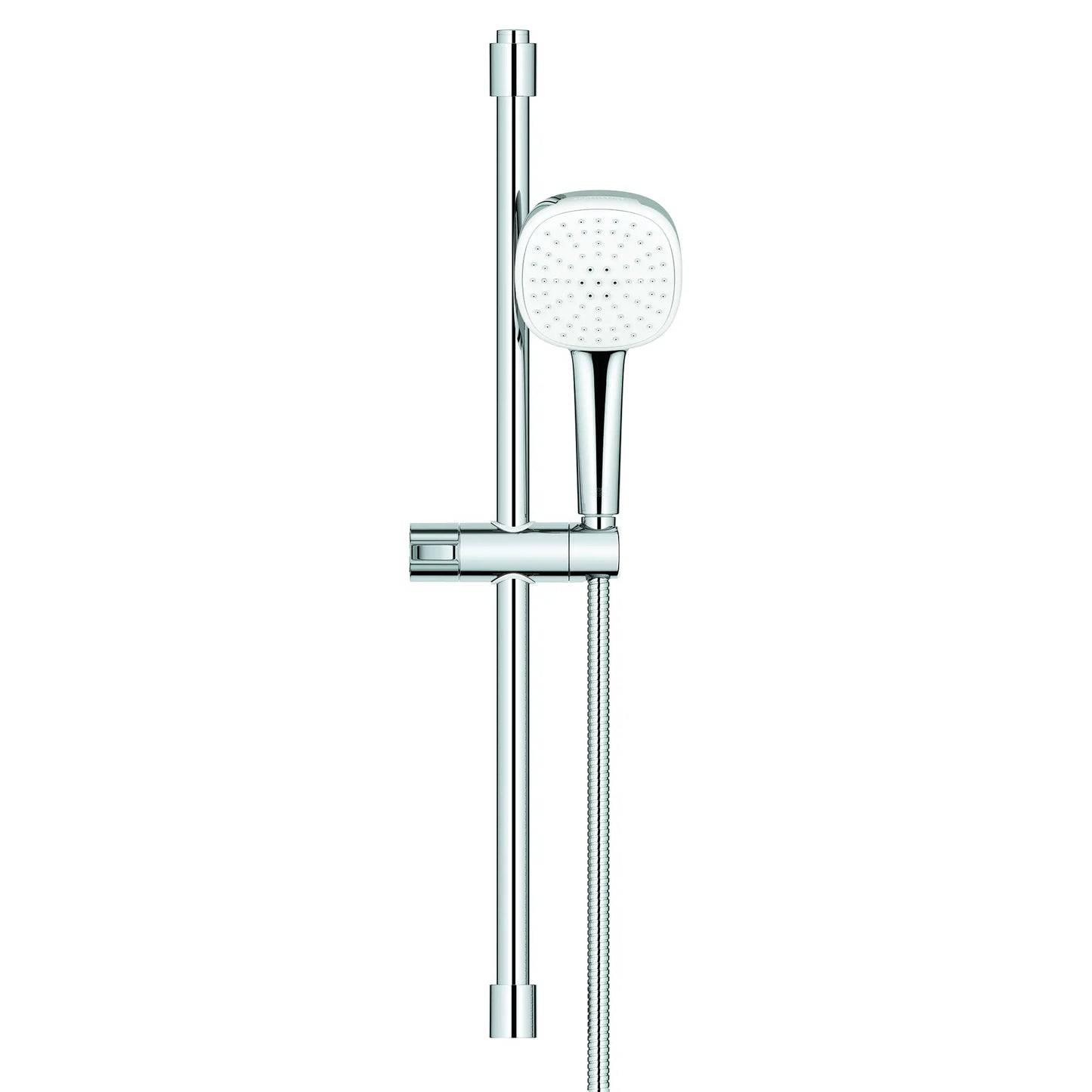 GROHE 26783002 Tempesta Square 110 24" Shower Rail Set, 2-Spray, 1.5 Gpm  -  Chrome