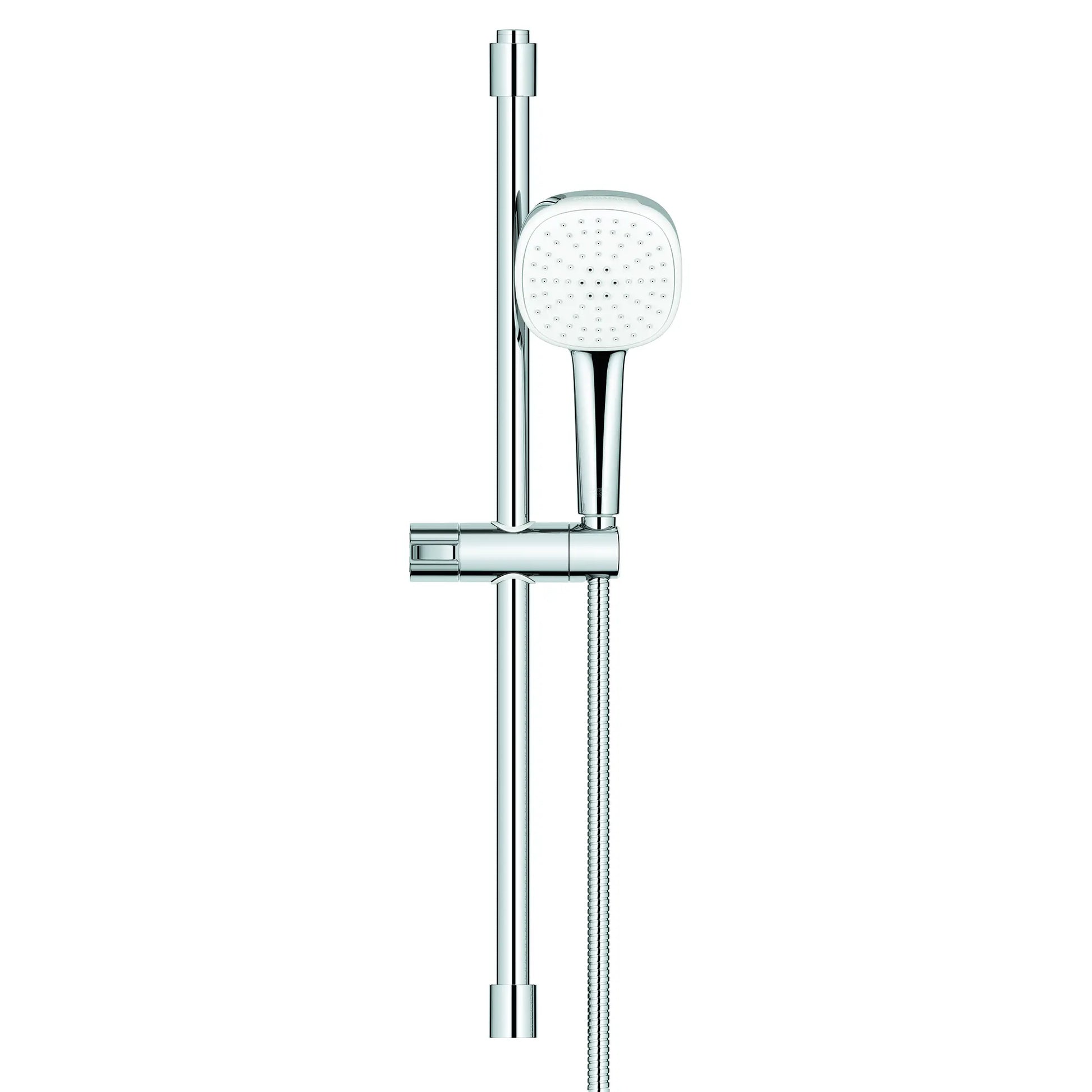 GROHE 26783002 Tempesta Square 110 24" Shower Rail Set, 2-Spray, 1.5 Gpm  -  Chrome