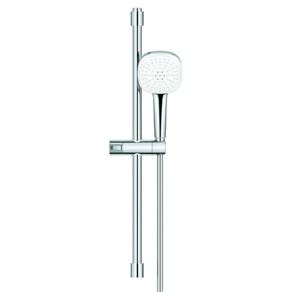 GROHE 26783002 Tempesta Square 110 24" Shower Rail Set, 2-Spray, 1.5 Gpm  -  Chrome