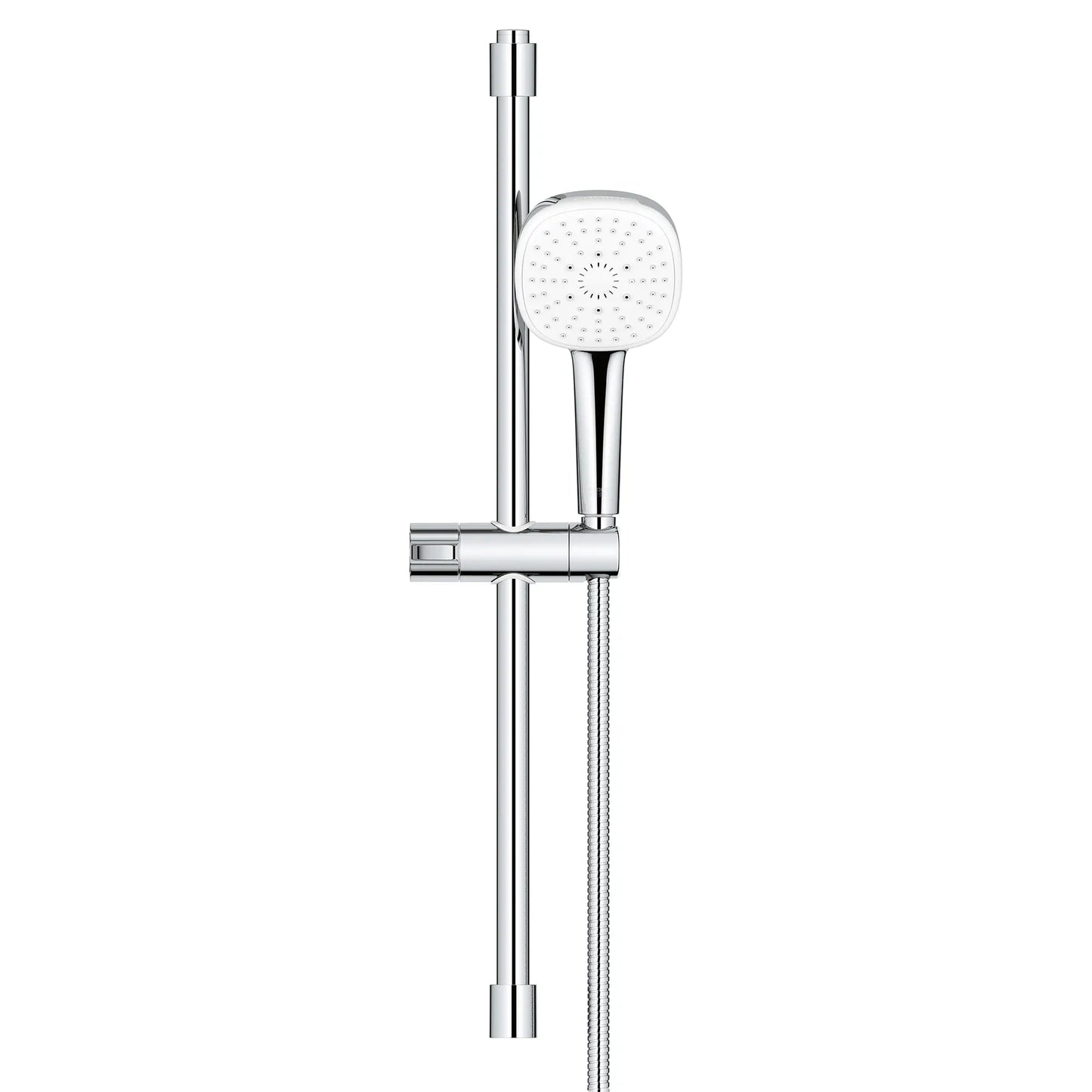 GROHE 26906002 Tempesta Square 110 24" Shower Rail Set, 3-Spray, 1.75 Gpm  -  Chrome