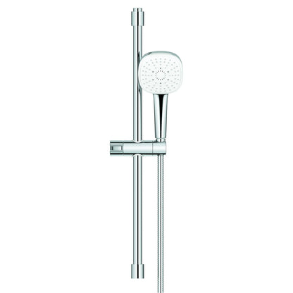 GROHE Tempesta Square 110 24" Shower Rail Set, 3-Spray, 1.75 GPM - Chrome, 26906002