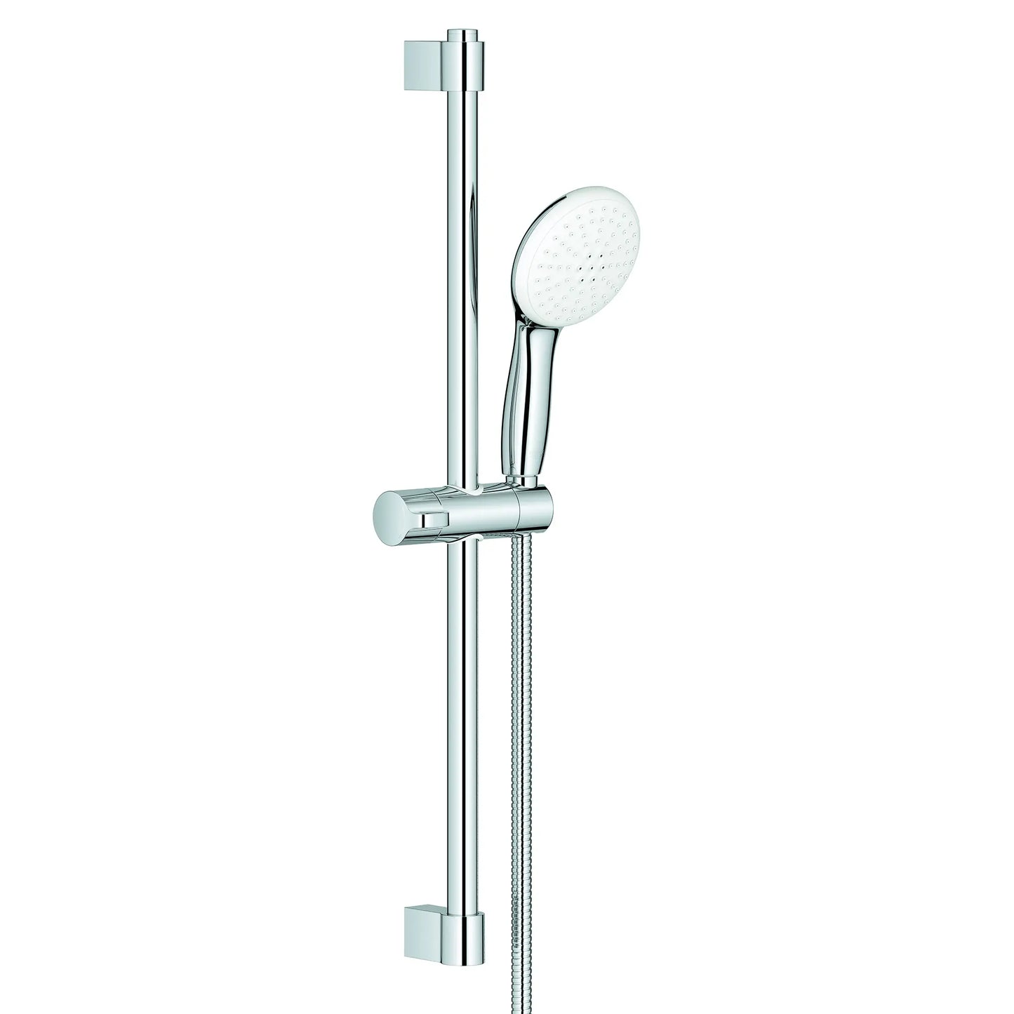 GROHE 26077002 Tempesta Round 110 24" Shower Rail Set, 2-Spray, 1.5 GPM - Chrome