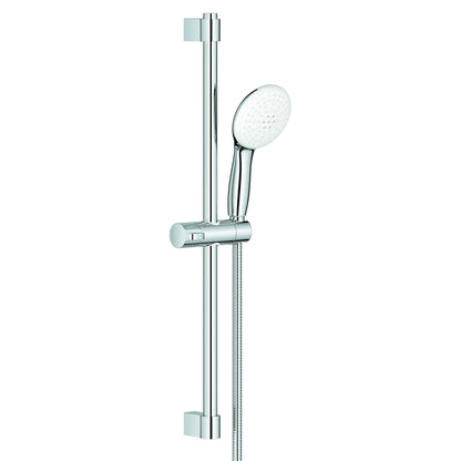 GROHE 26077002 Tempesta Round 110 24" Shower Rail Set, 2-Spray, 1.5 GPM - Chrome